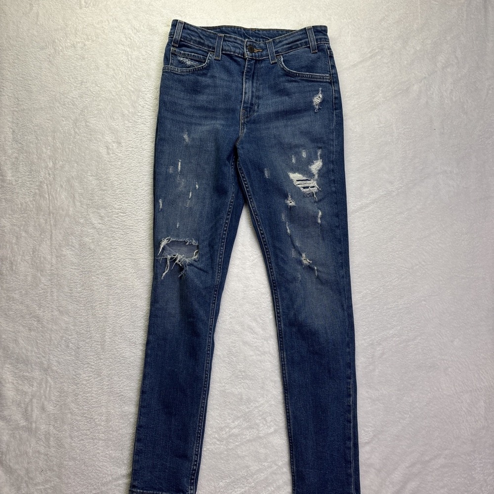 Levi's Women's Jeans Size 27 Distressed Orange Tag CW/01-2017 Counter Culture Wo